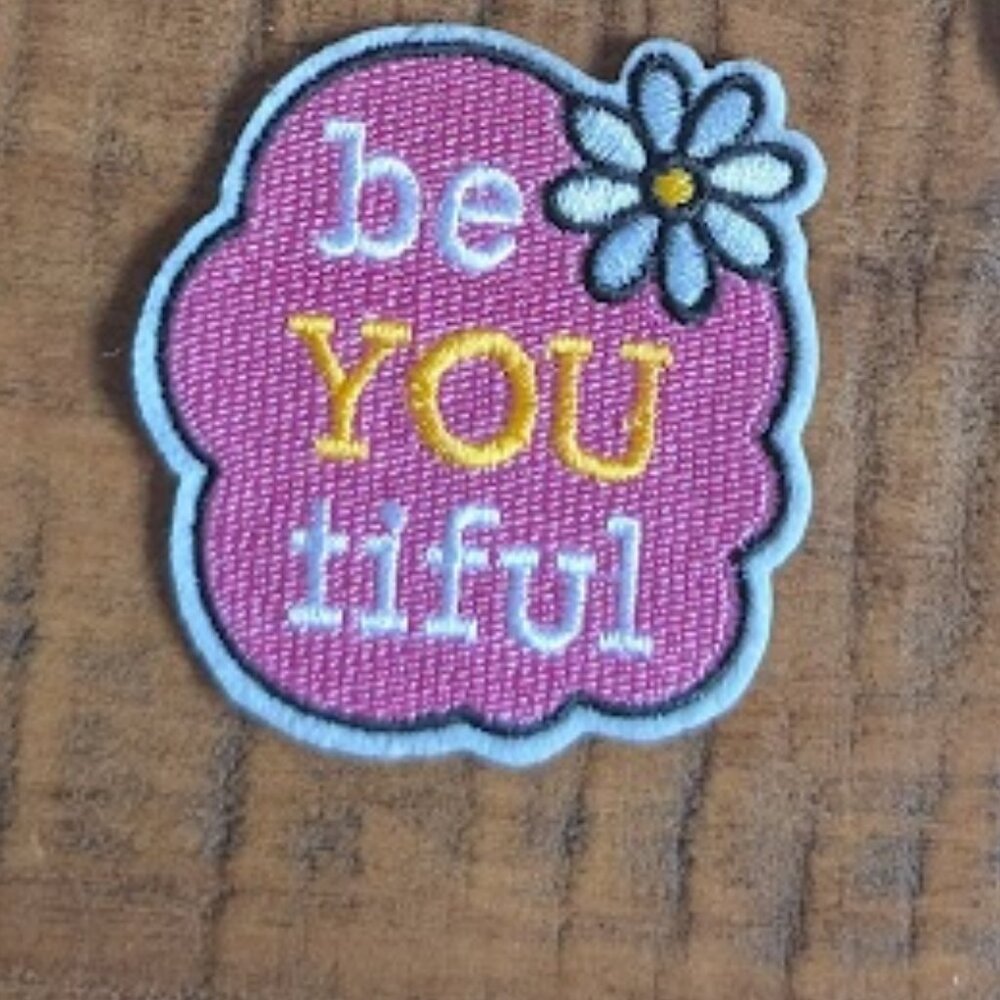 Be you tiful embroidered patch